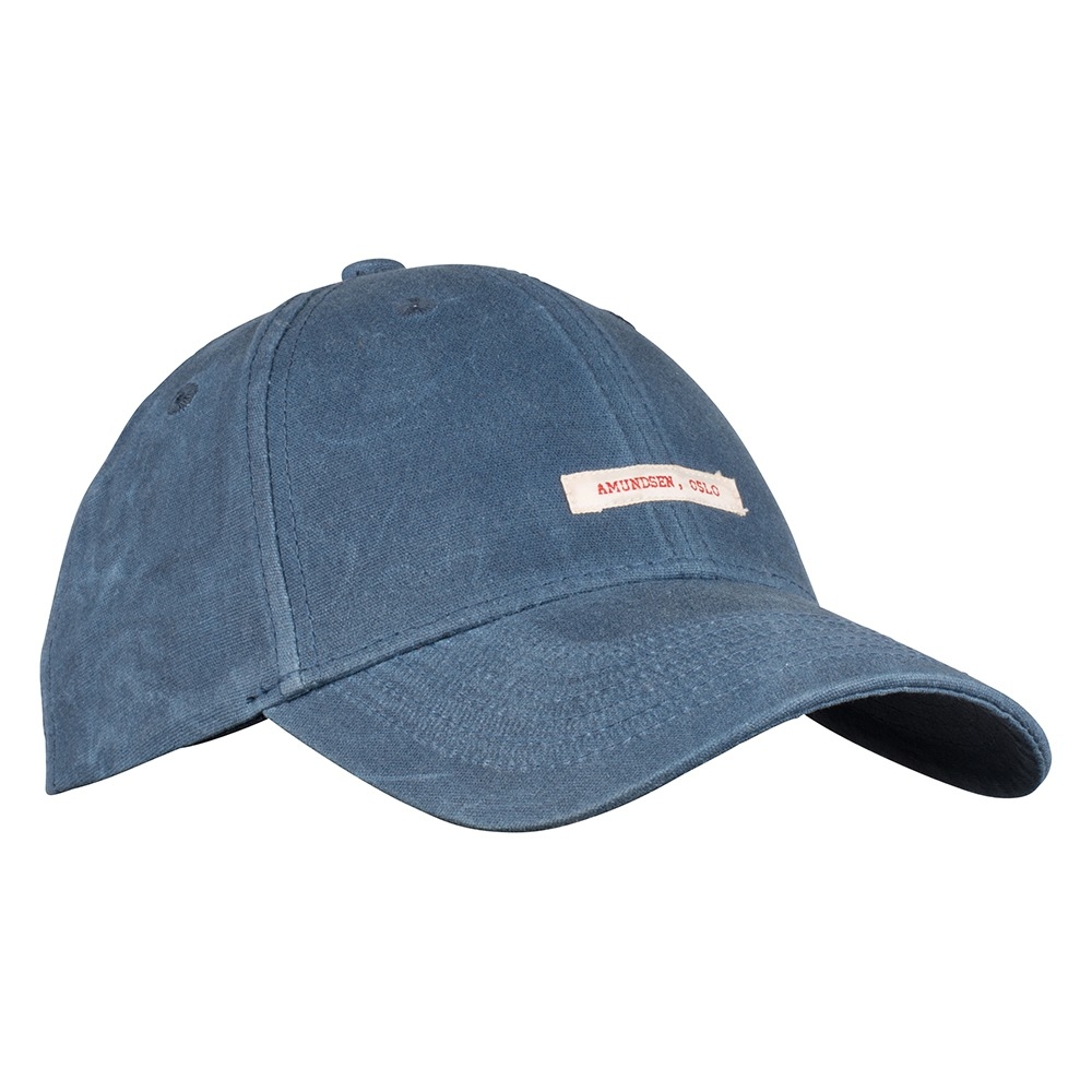 Amundsen Waxed Cotton Cap Faded Navy/Patch-0