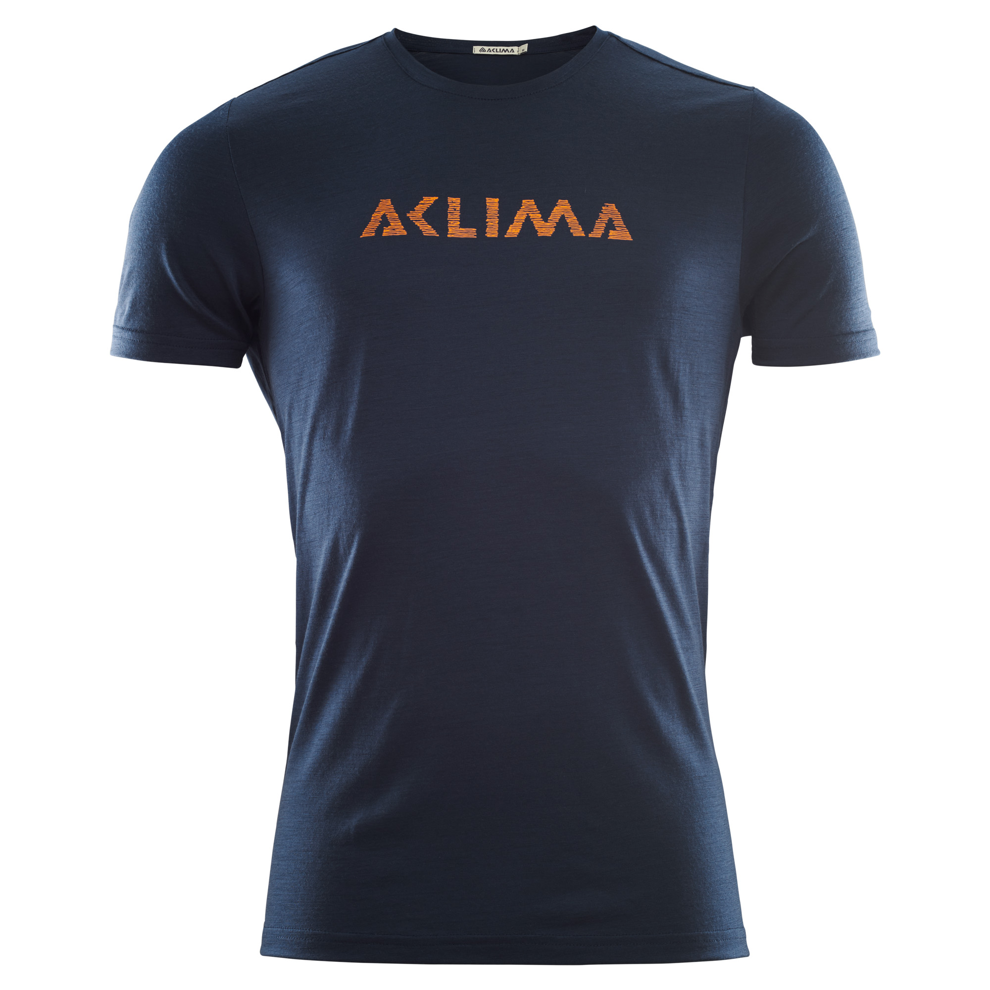 Aclima Lightwool T-Shirt Logo Mens Navy Blazer