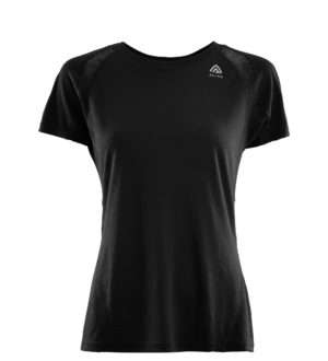 Aclima Lightwool Sports T-Shirt Womens Jet Black