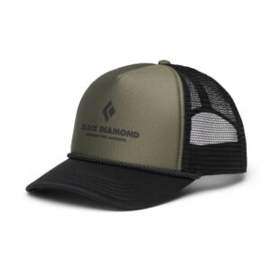 Black Diamond Flat Bill Trucker Hat Tundra-Black Equipment For Alpinists