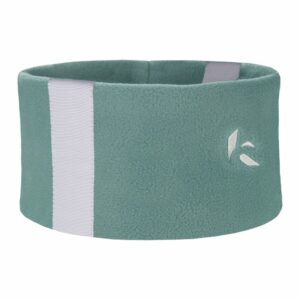 Kibo Classic Stripe Headband Sea Green w/White