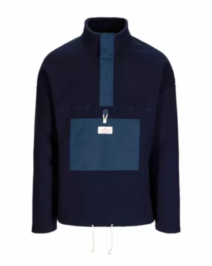 Amundsen Vagabond Waxed Fleece Mens Faded Navy/Navy